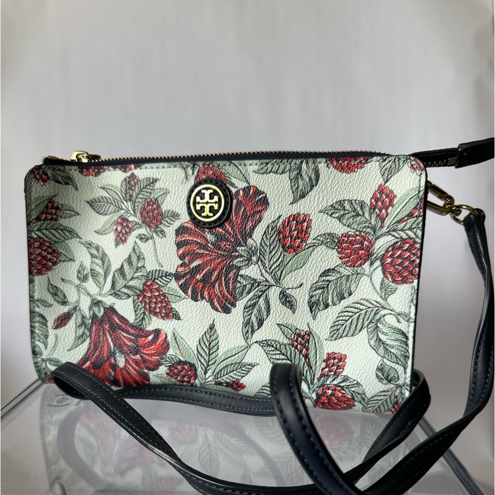 Tory Burch small floral crossbody